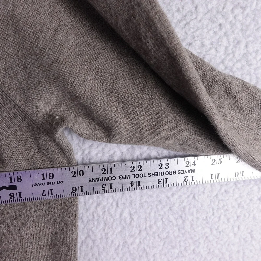 Belstaff Mens 100% Wool Crew Neck‎ Sweater Taupe Brown Made in Italy Large